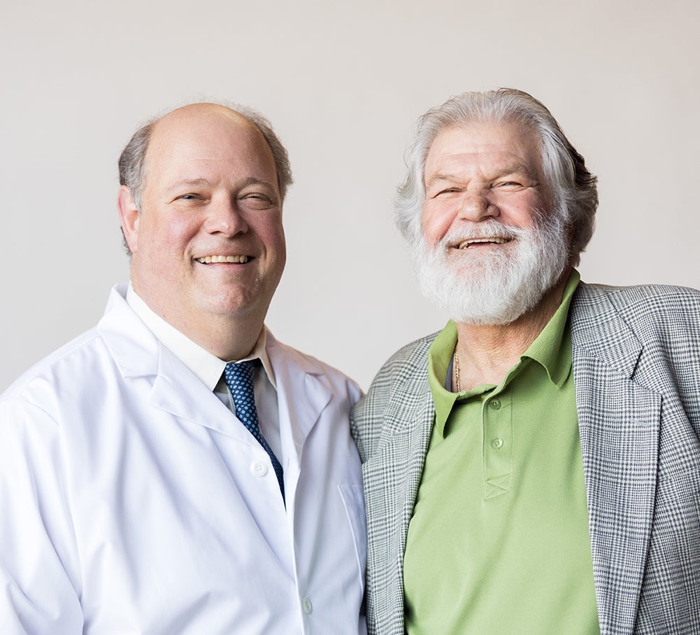 Dr. Argenziano and Patrick Spencer