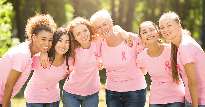 women in pink tshirts