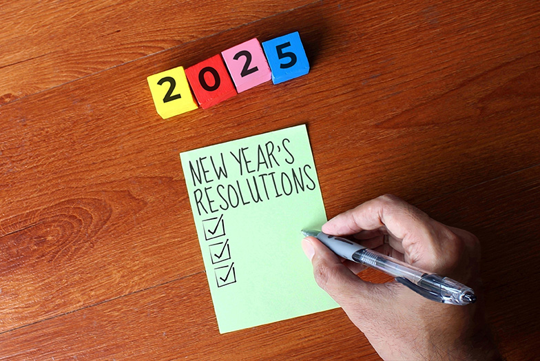 New Year's Resolution List for 2025