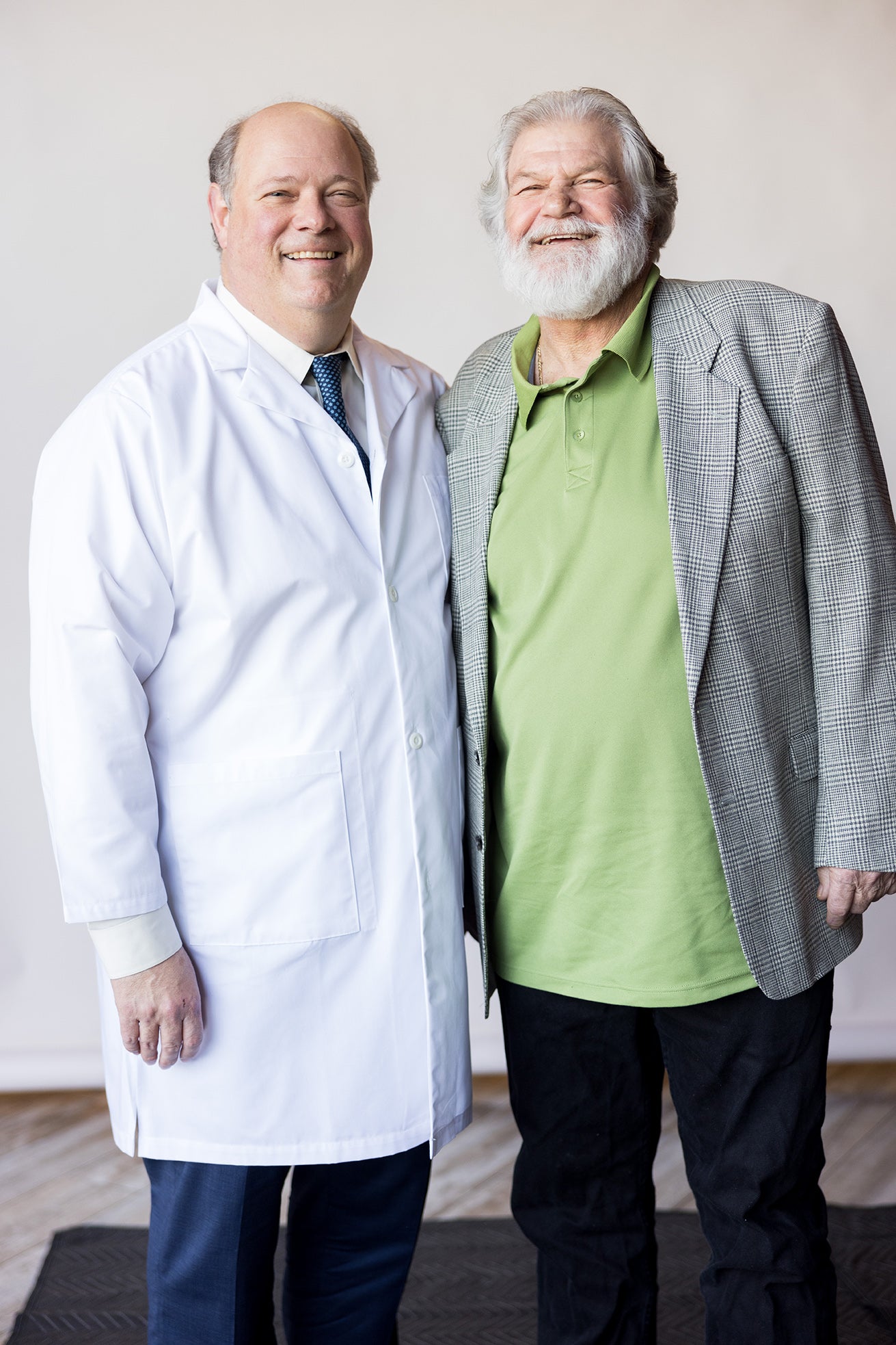 Dr. Argenziano and Patrick Spencer