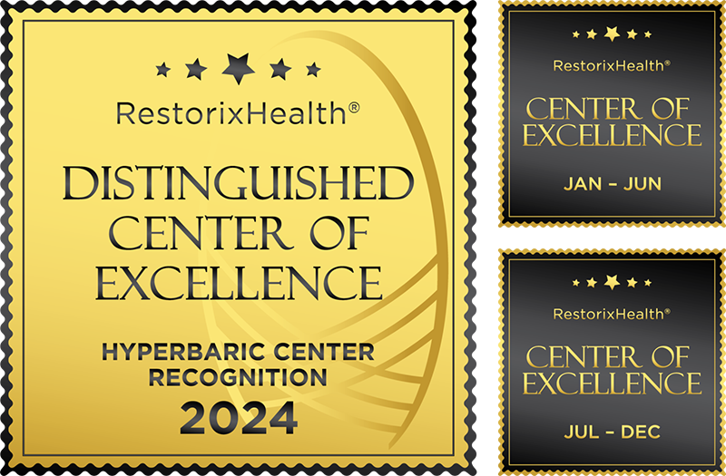 RestorixHealth Distinguished Center of Excellence Hyperbaric Center Recognition 2024